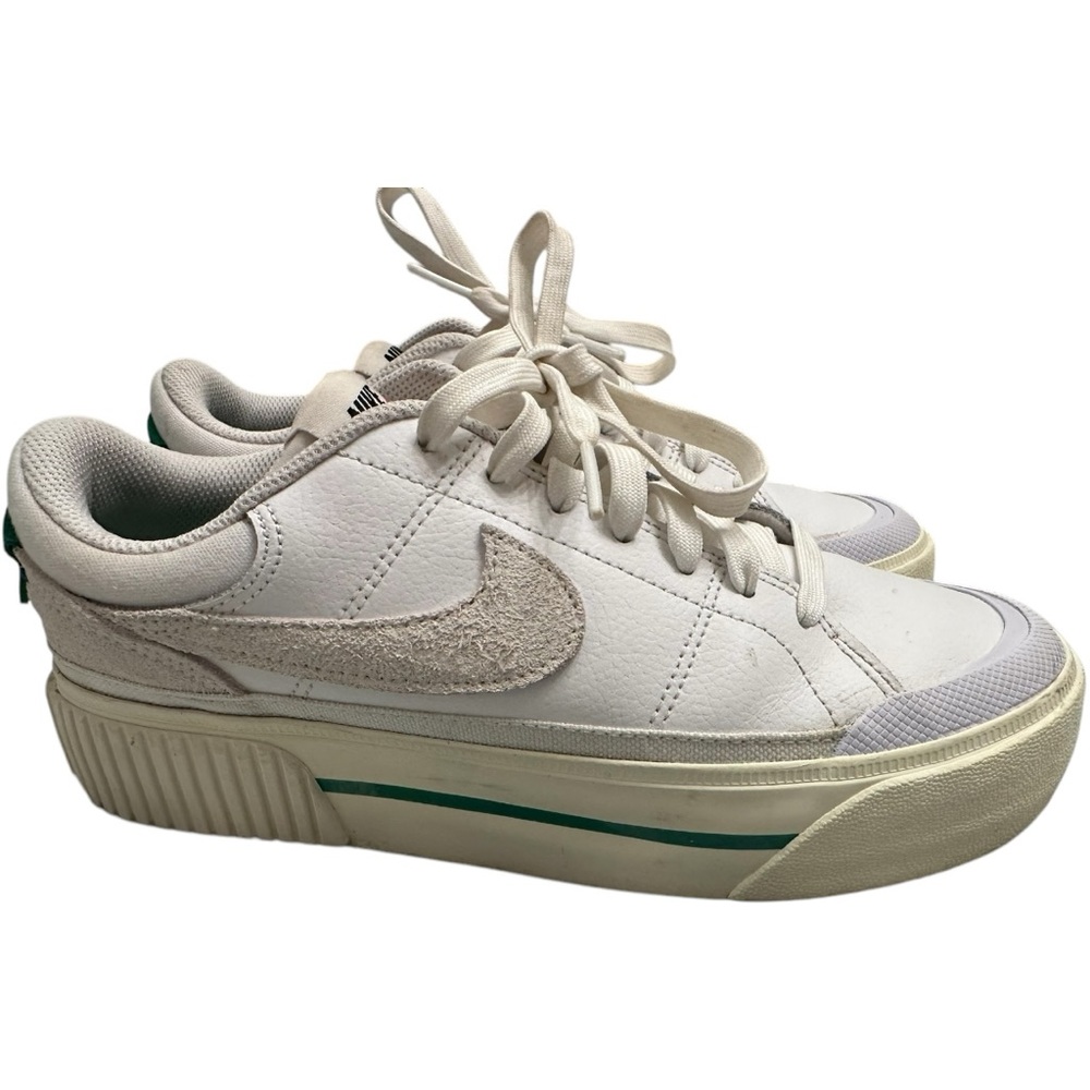 Nike Court Legacy Lift White Green Stardust Guava Ice Women’s Size7.5 FQ8782-100